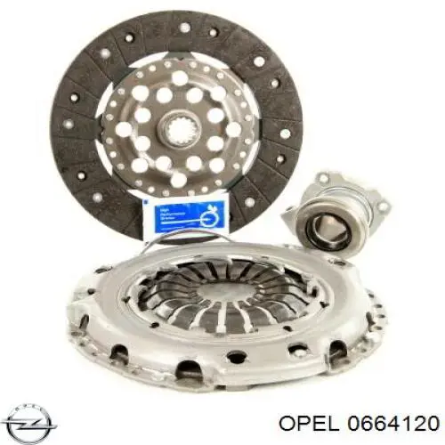Зчеплення Opel 0664120 ціна, від 71.36 USD