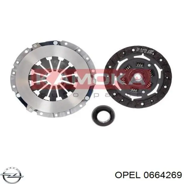 0664269 Opel диск зчеплення