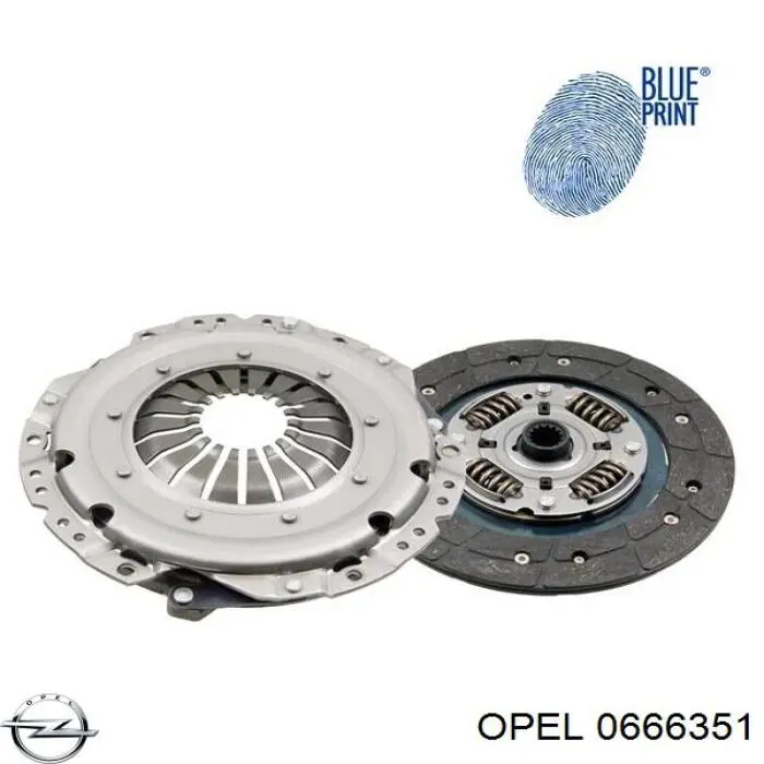Пелюстковий кошик зчеплення Opel 0666351 ціна, від 60.39 USD