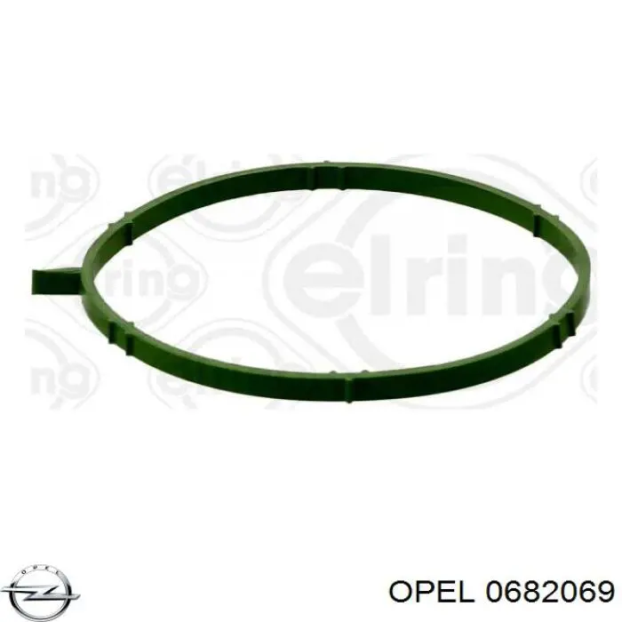 682876 Opel подушка (опора двигуна, ліва)