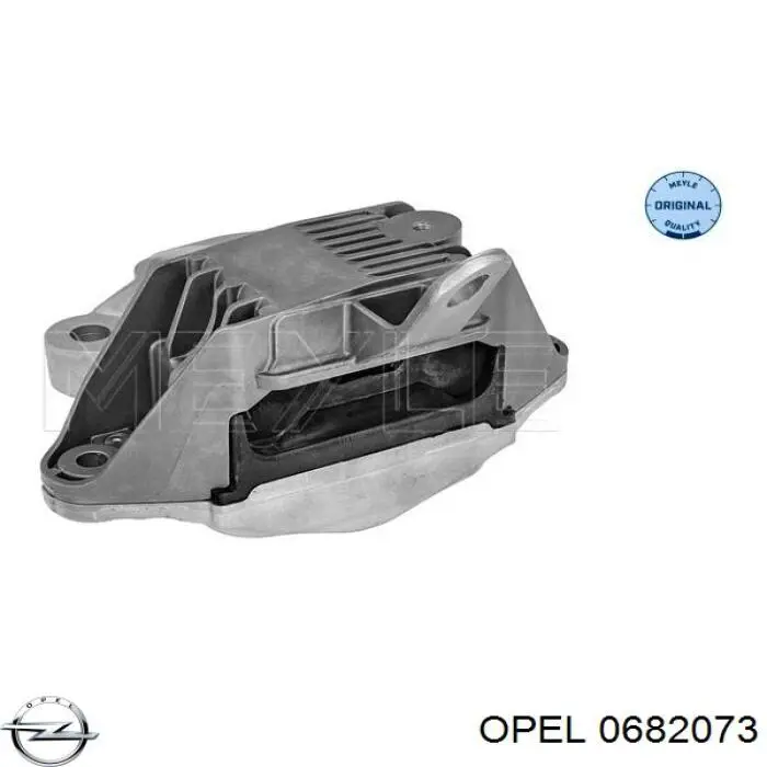 0682073 Opel подушка (опора двигуна, ліва)