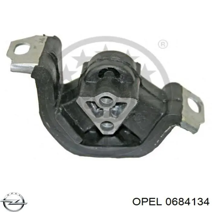 Подушка (опора) двигуна, ліва 0684134 Opel