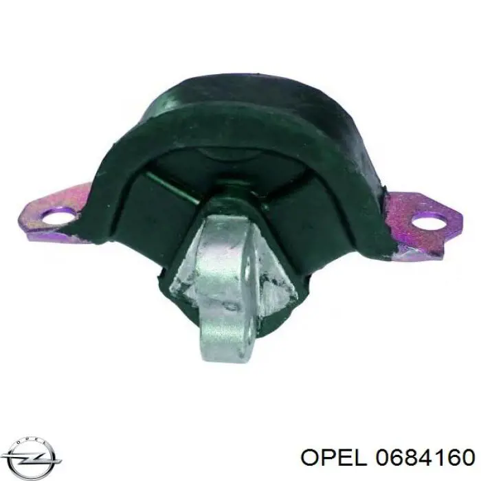 Права подушка двигуна Opel 0684160