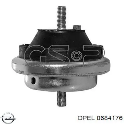 Подушка (опора) двигуна, передня Opel 0684176 ціна, від 25.97 USD