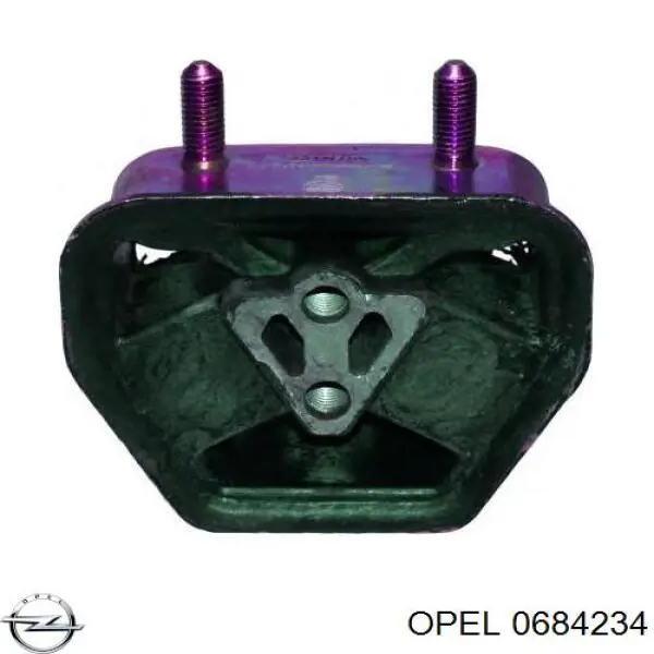 0684234 Opel подушка (опора двигуна, права передня)