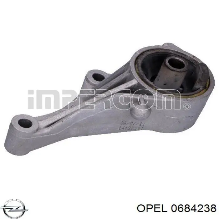 0684238 Opel подушка (опора двигуна, передня)