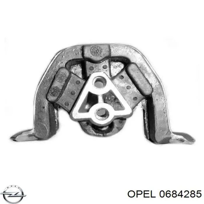 Подушка (опора) двигуна, ліва 0684285 Opel