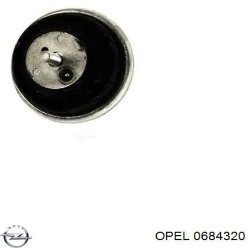 Подушка (опора) двигуна, права 0684320 Opel