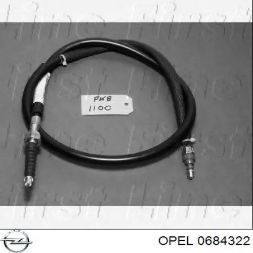 Права опора двигуна Opel 0684322