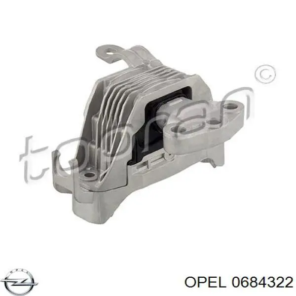 Права подушка двигуна Opel 0684322 ціна, від 60.83 USD