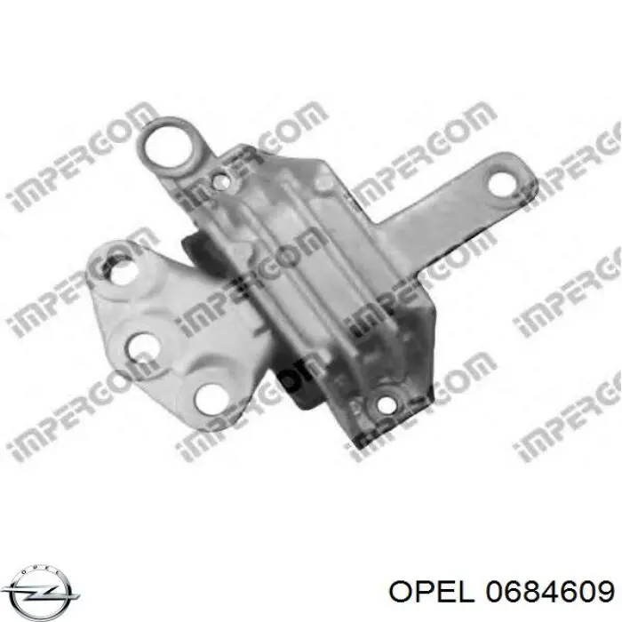 Купити 0684609 Opel Подушка (опора) двигуна, права