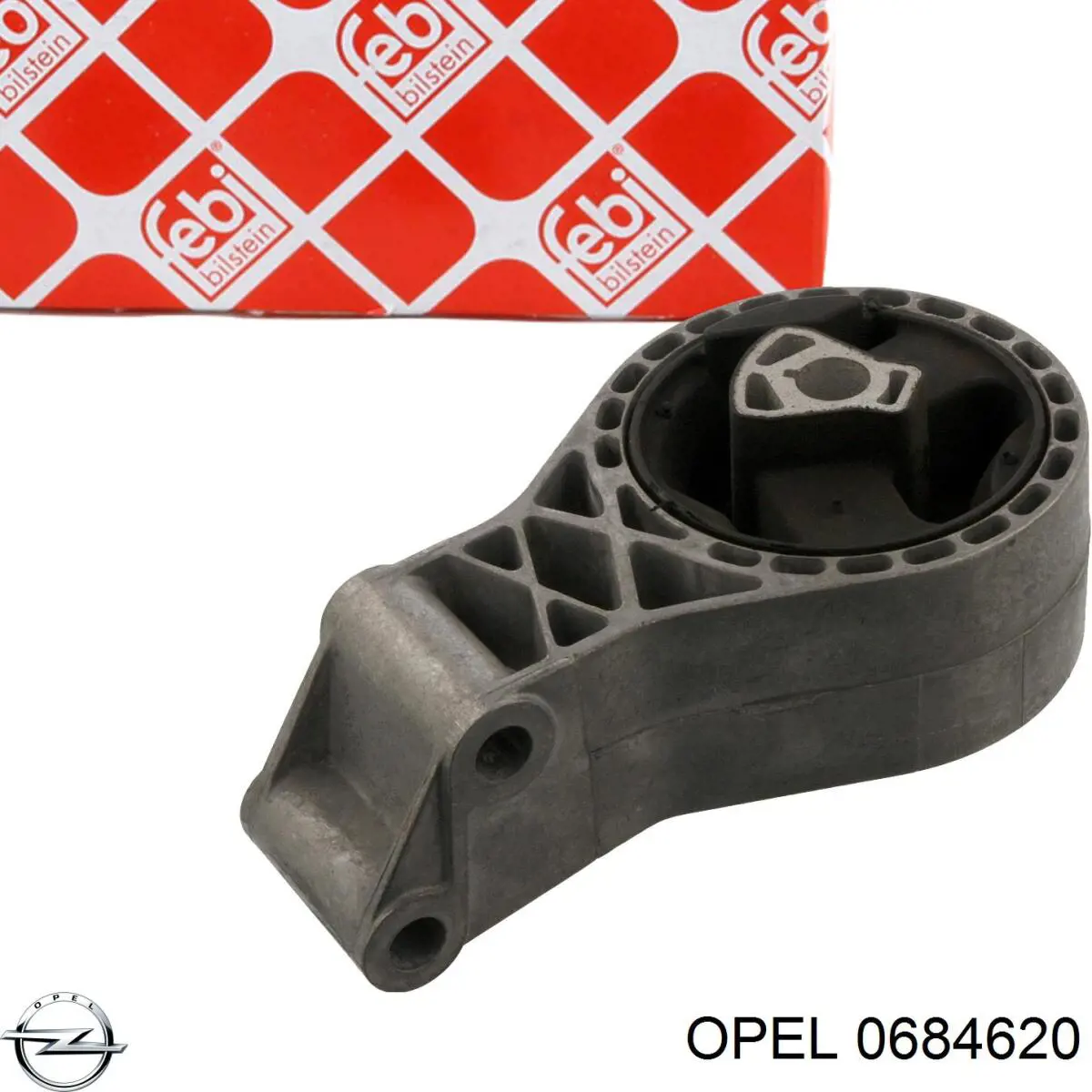 0684620 Opel подушка (опора двигуна, задня)