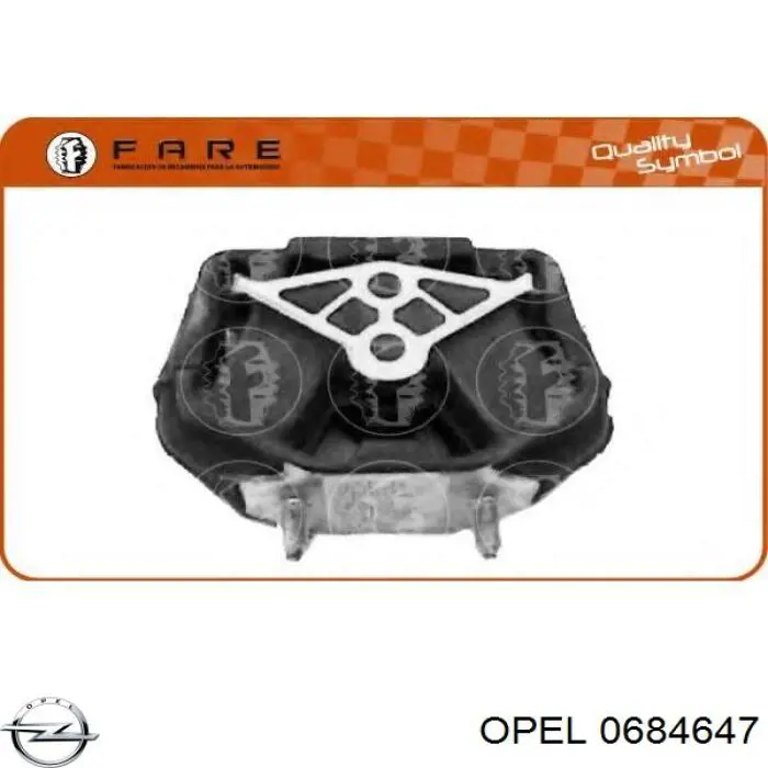Купити 0684647 Opel Задня опора двигуна