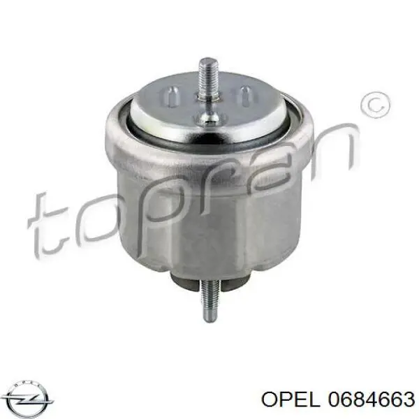 Права подушка двигуна Opel 0684663 ціна, від 41.44 USD