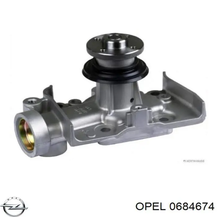 0684674 Opel подушка (опора двигуна, права)