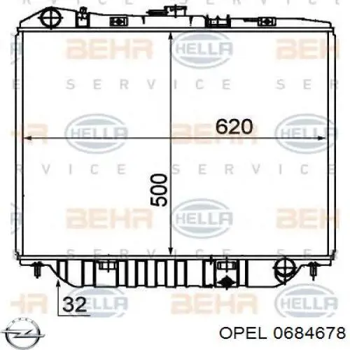Купити 0684678 Opel Подушка (опора) двигуна, ліва