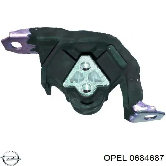 Подушка (опора) двигуна, ліва передня Opel 0684687 ціна, від 79.87 USD