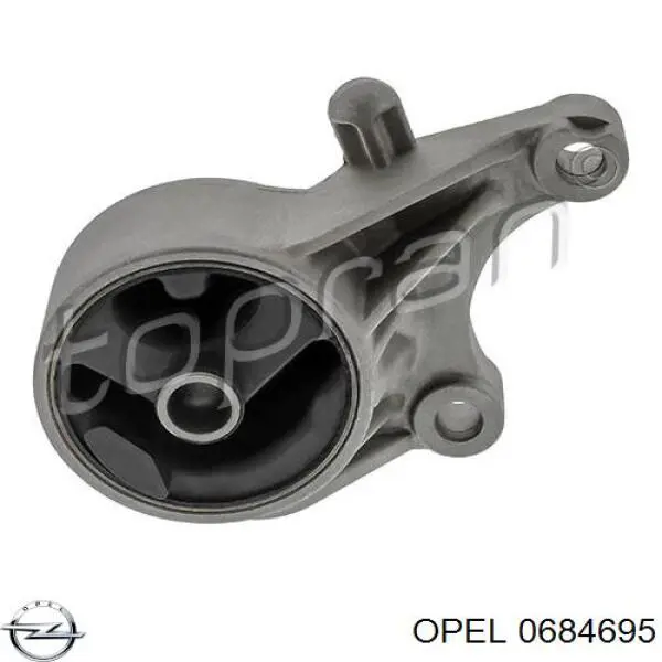 Подушка (опора) двигуна, передня 0684695 Opel