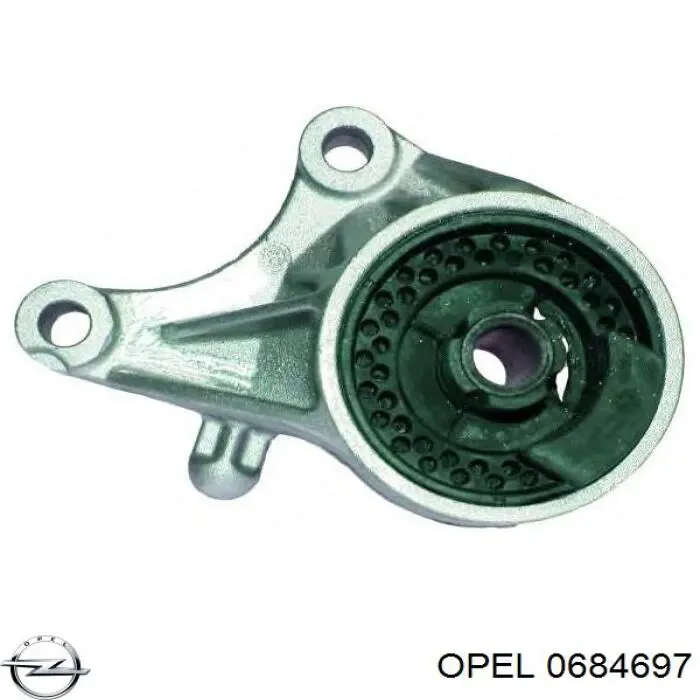 Подушка (опора) двигуна, передня 0684697 Opel