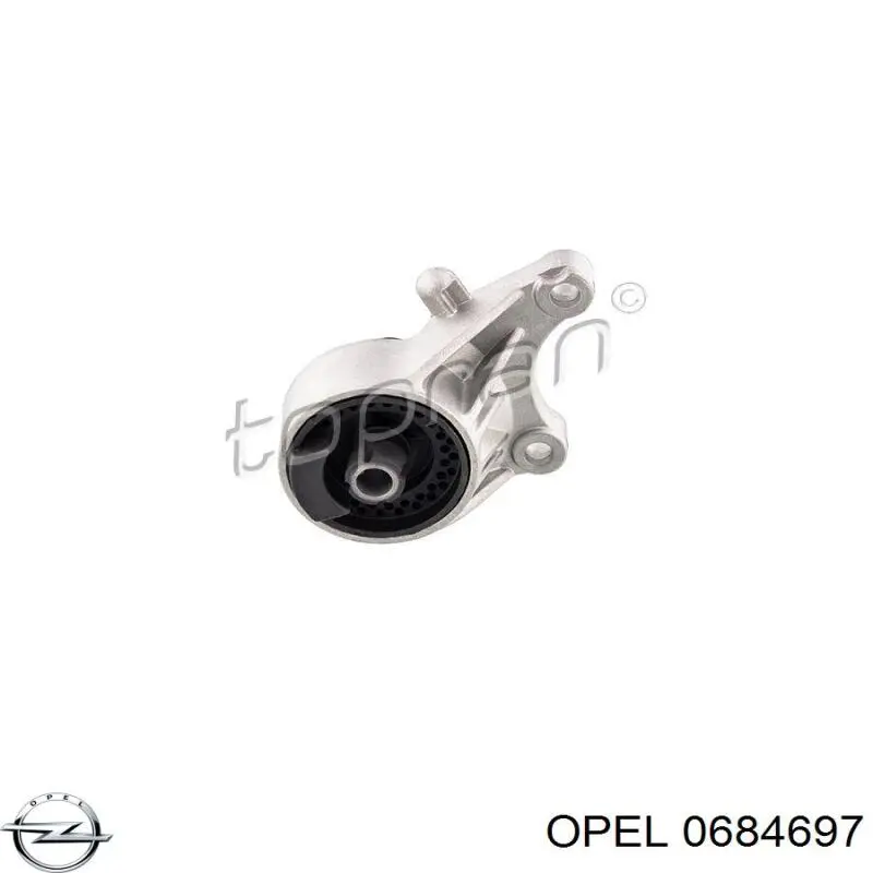 Подушка двигуна передня 0684697 Opel