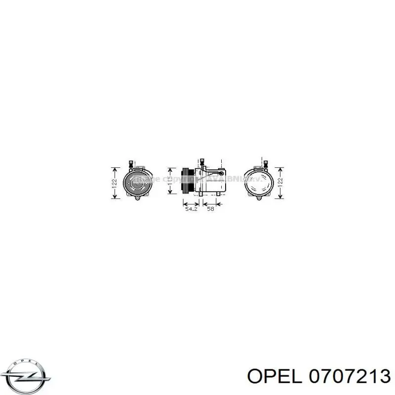 Сальник масляного насосу Opel Zafira B (A05) (Опель Зафіра)