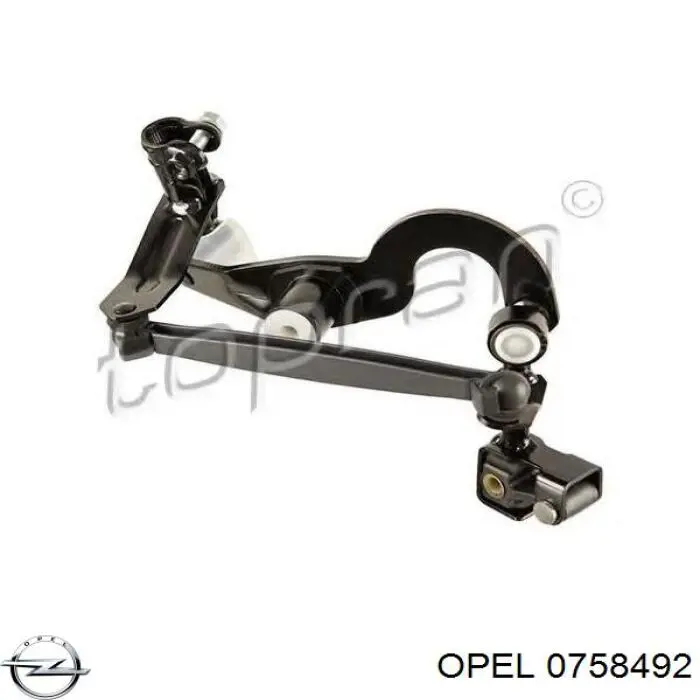Кронштейн куліси КПП Opel 0758492 ціна, від 28.37 USD