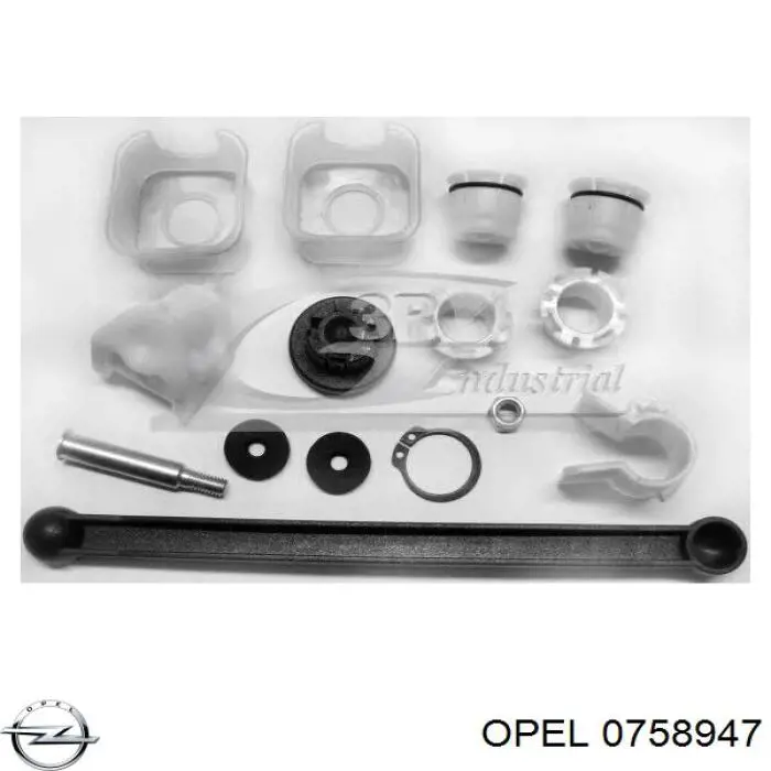 Кронштейн куліси КПП Opel 0758947 ціна, від 19.84 USD