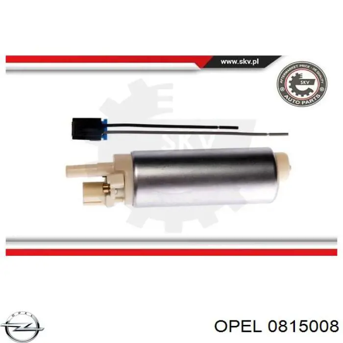 Елемент-турбінка паливного насосу Opel 0815008 ціна, від 20.25 USD