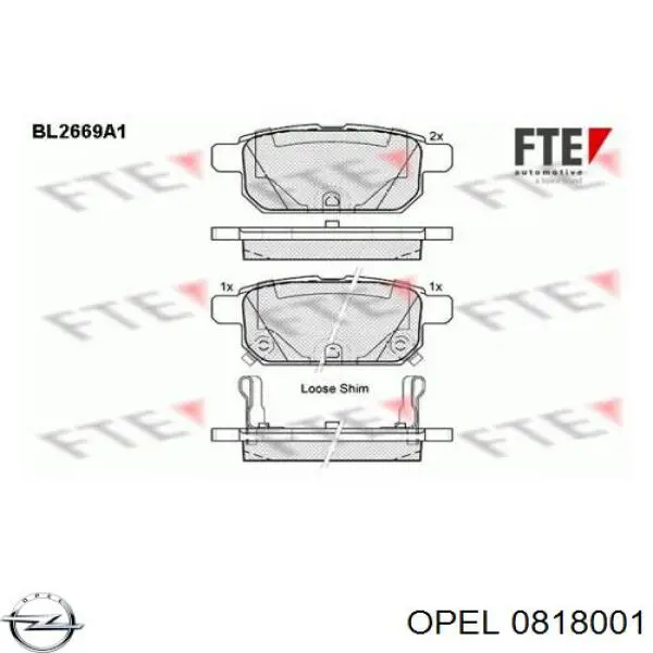 Фільтр тонкого очищення палива Opel 0818001 ціна, від 3.16 USD