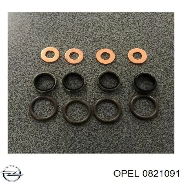 0821091 Opel кільце форсунки інжектора, посадочне