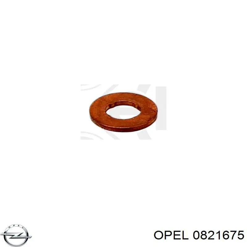 0821675 Opel кільце форсунки інжектора, посадочне