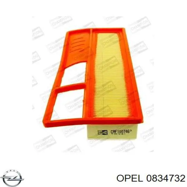 Повітряний фільтр 0834732 Opel