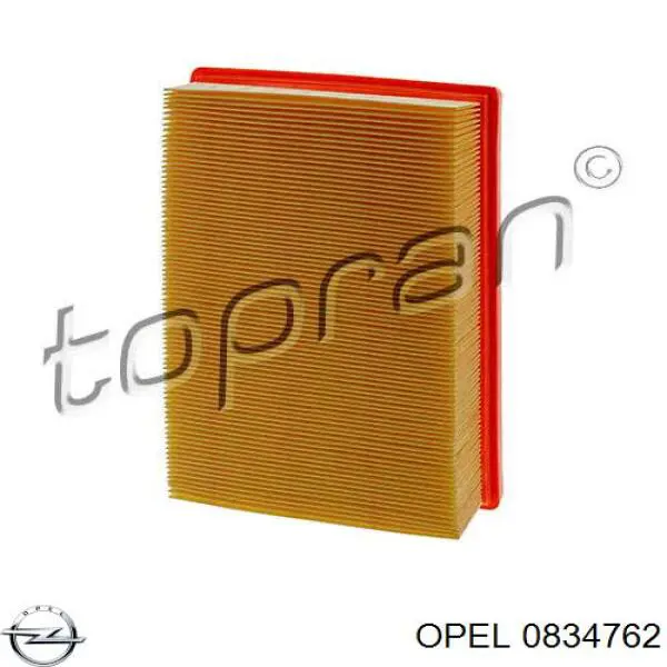Елемент повітряного фільтра Opel 0834762 ціна, від 6.99 USD