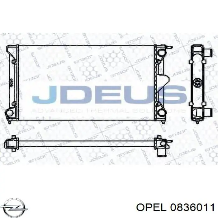 ДМРВ 0836011 Opel