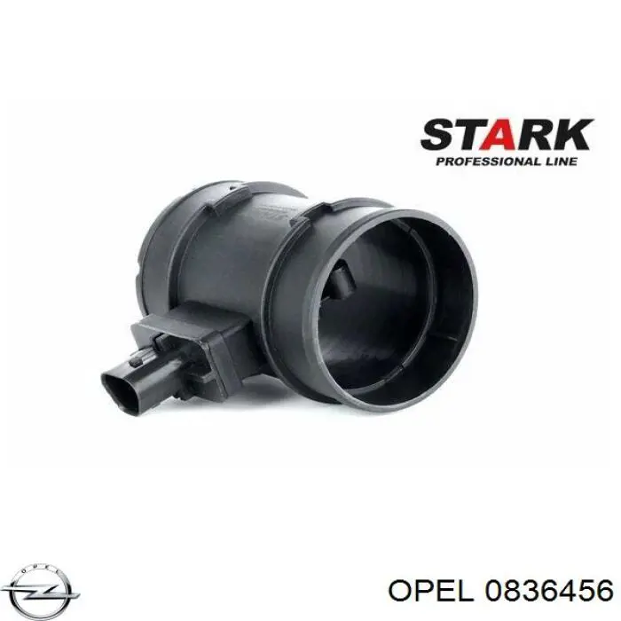 Датчик масової витрати повітря Opel 0836456 ціна, від 44.34 USD