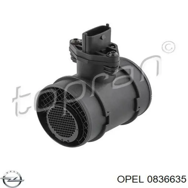 Датчик масової витрати повітря Opel 0836635 ціна, від 46.73 USD