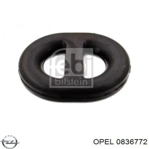 Патрубок повітряний, вихід повітряного фільтра 0836772 Opel