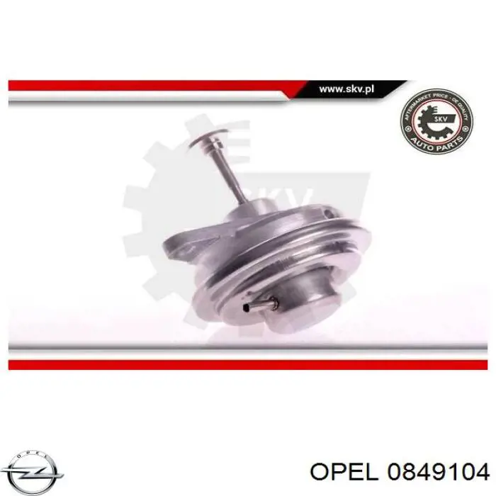 Клапан EGR Opel 0849104 ціна, від 26.00 USD