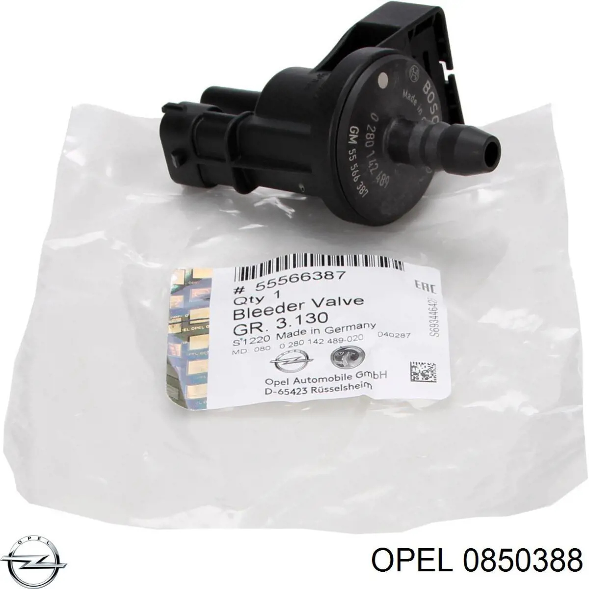 Клапан перетворювач тиску наддуву (соленоїд) Opel 0850388 ціна, від 19.43 USD