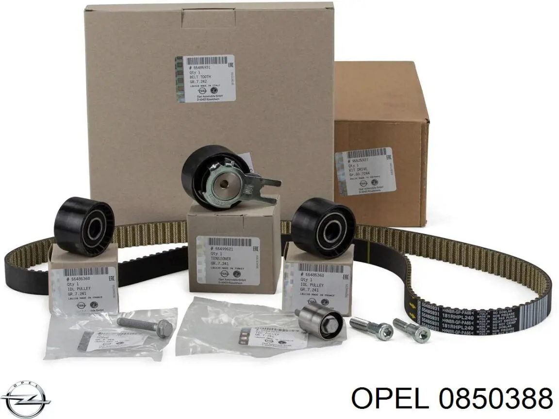 Купити 0850388 Opel Клапан перетворювач тиску наддуву (соленоїд)