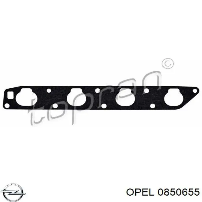 Прокладка впускного колектора Opel 0850655 ціна, від 2.13 USD