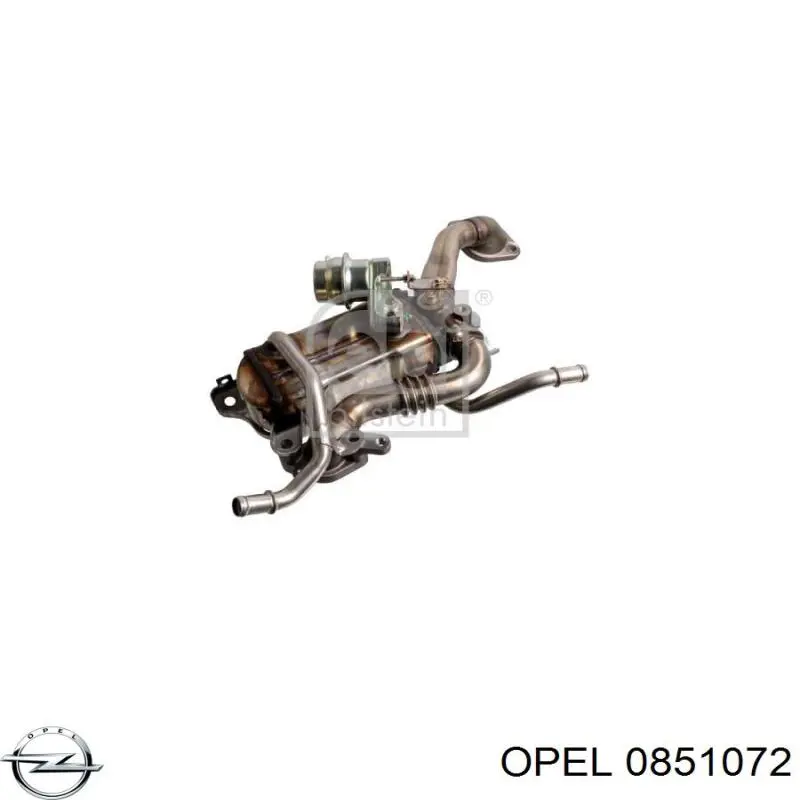 Купити 0851072 Opel Радіатор системи EGR рециркуляції вихлопних газів
