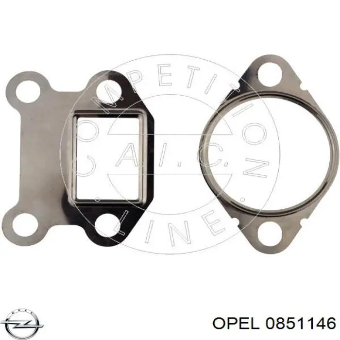 0851146 Opel прокладка egr-клапана рециркуляції