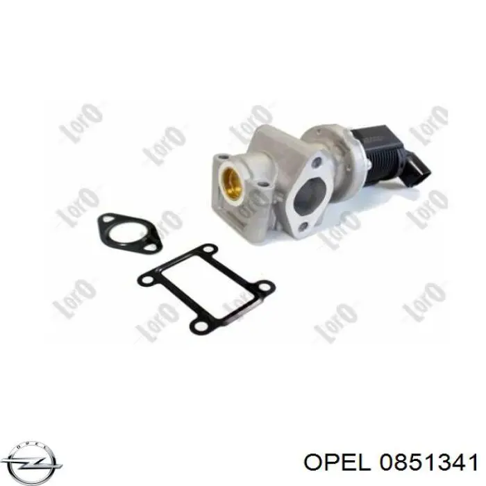 0851341 Opel клапан egr, рециркуляції газів