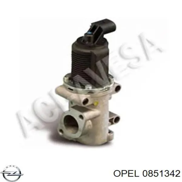 0851342 Opel клапан egr, рециркуляції газів