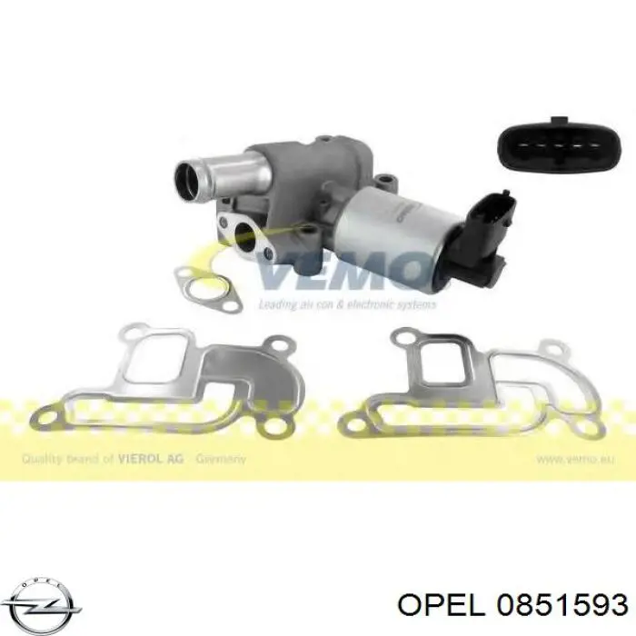 Купити 0851593 Opel Прилади управління системи рециркуляції