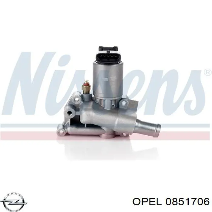 Клапан EGR, рециркуляції газів 0851706 Opel