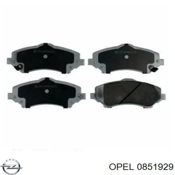 0851929 Opel прокладка egr-клапана рециркуляції