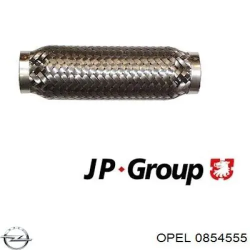 Гофра приймальної труби Opel 0854555 ціна, від 17.67 USD