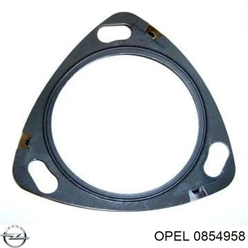 0854958 Opel прокладка прийомної труби глушника